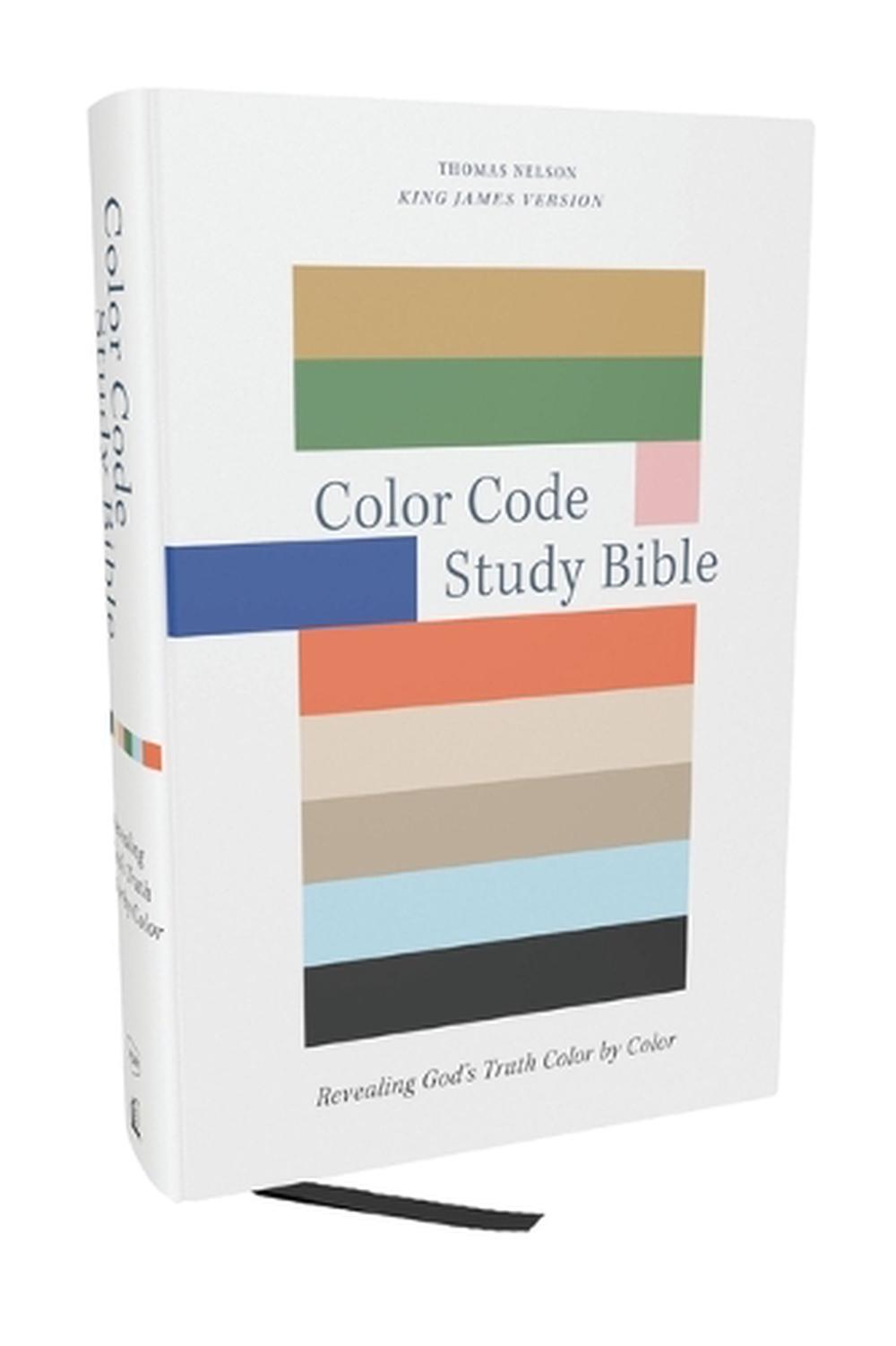 Color Code Study Bible, Revealing God's Truth Color by Color (KJV, Hardcover, Red Letter), 9781400350933
