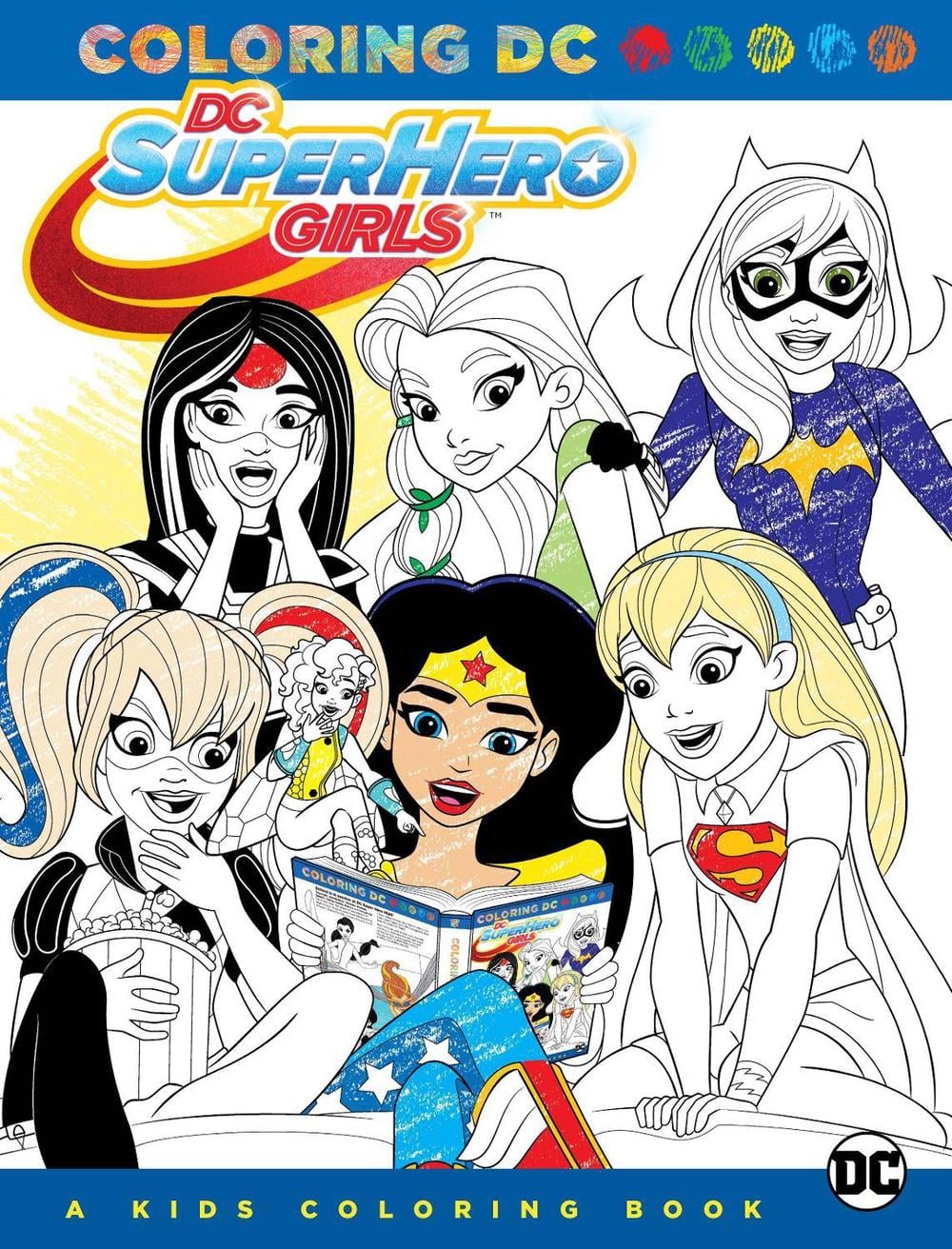 DC Super Hero Girls: A Kids Coloring Book by Anon - ISBN: 9781401274580