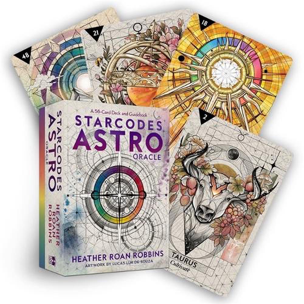 Starcodes Astro Oracle A 56Card Deck and Guidebook by Heather Roan
