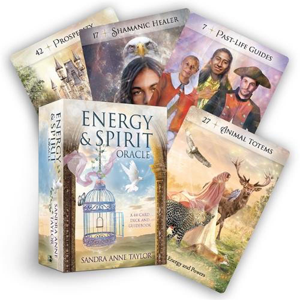 Energy and Spirit Oracle A 44Card Deck and Guidebook by Sandra Anne