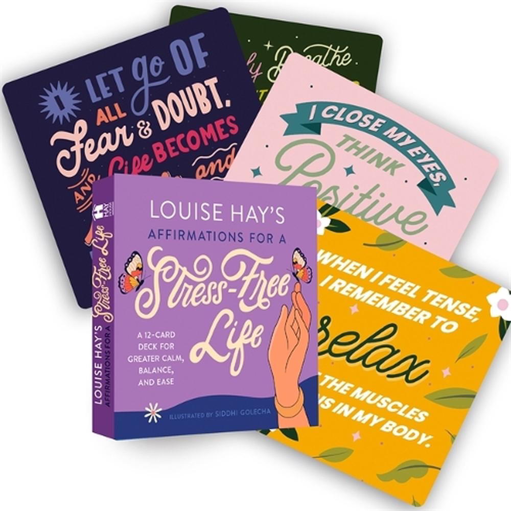 Louise Hay's Affirmations for a Stress-Free Life, 9781401975593