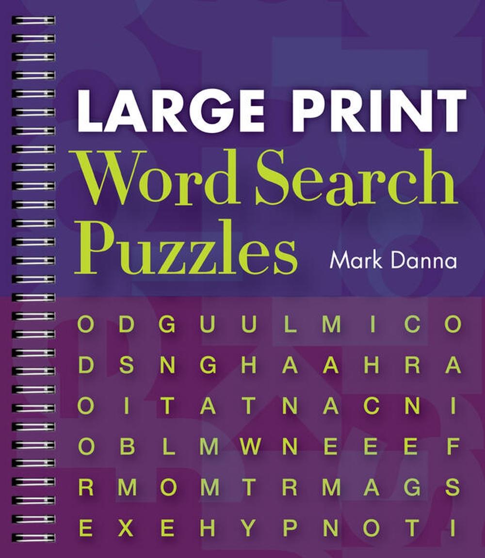 Large Print Word Search Puzzles by Mark Danna - ISBN: 9781402777349