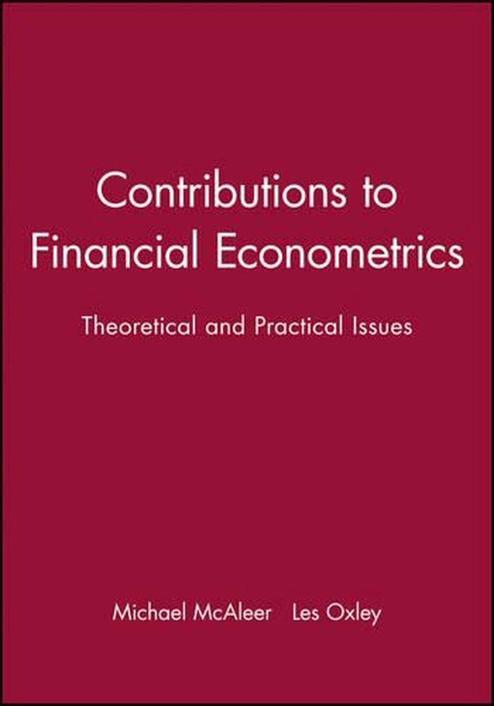 Contributions to Financial Econometrics, 1st Edition, 9781405107433