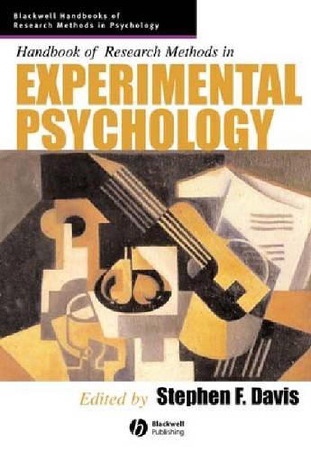 Handbook of Research Methods in Experimental Psychology, 1st Edition, 9781405132800