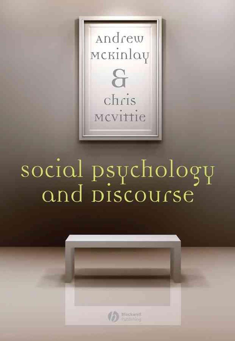 Social Psychology and Discourse, 9781405146586
