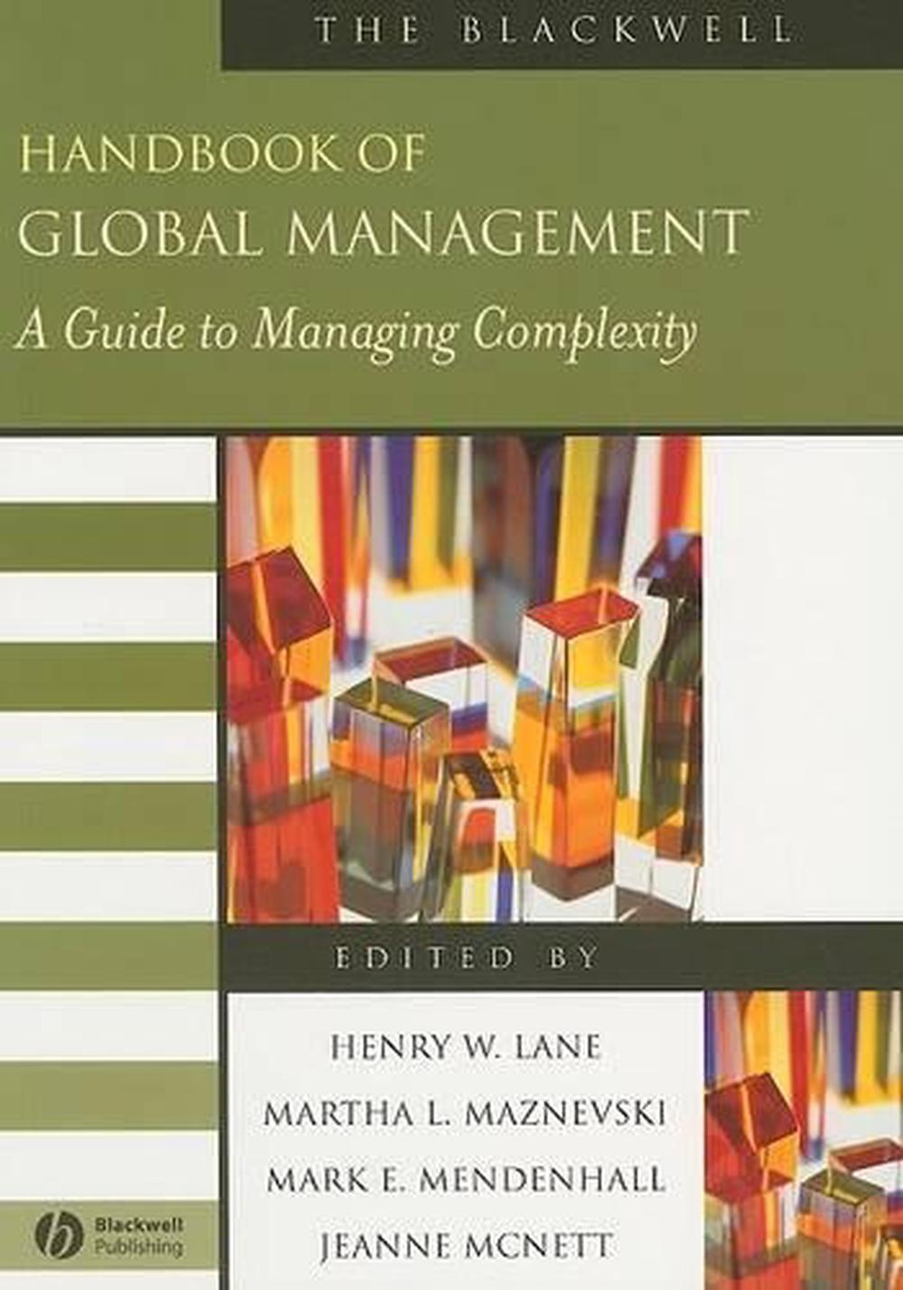 The Blackwell Handbook of Global Management, 9781405152679