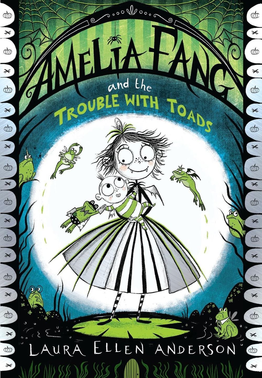 Cover of Amelia Fang and the Trouble with Toads