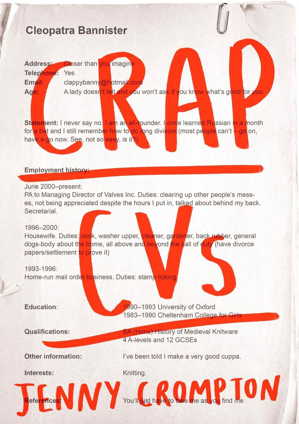 Crap CVs by Jenny Crompton - ISBN: 9781405918671