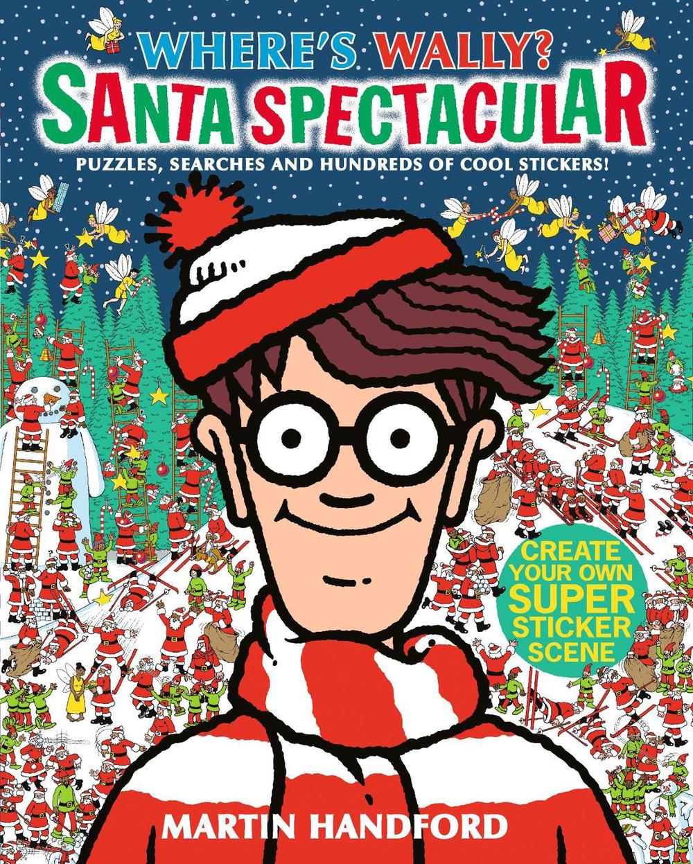 Where's Wally? Santa Spectacular Sticker Activity Book by Martin Handford - ISBN: 9781406378634