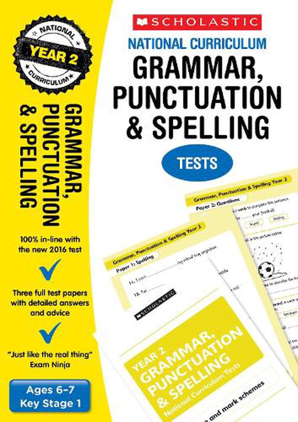 Grammar, Punctuation and Spelling Test - Year 2 by Graham Fletcher ...