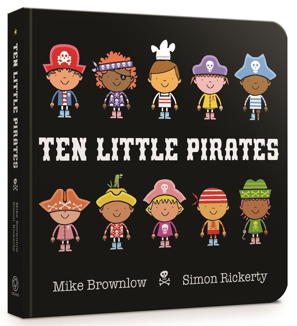 Ten Little Pirates Board Book by Mike Brownlow - ISBN: 9781408346457