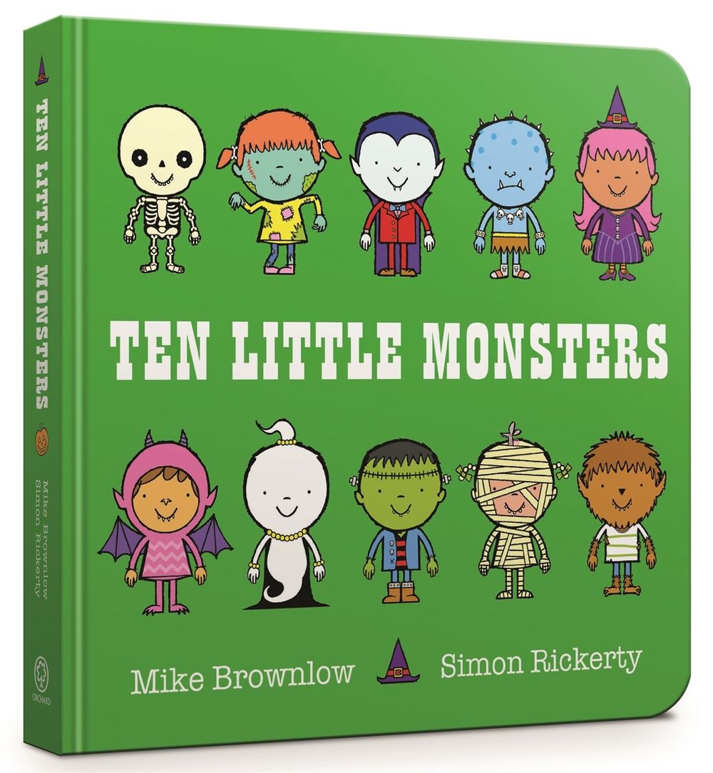 Ten Little Monsters Board Book by Mike Brownlow - ISBN: 9781408346488