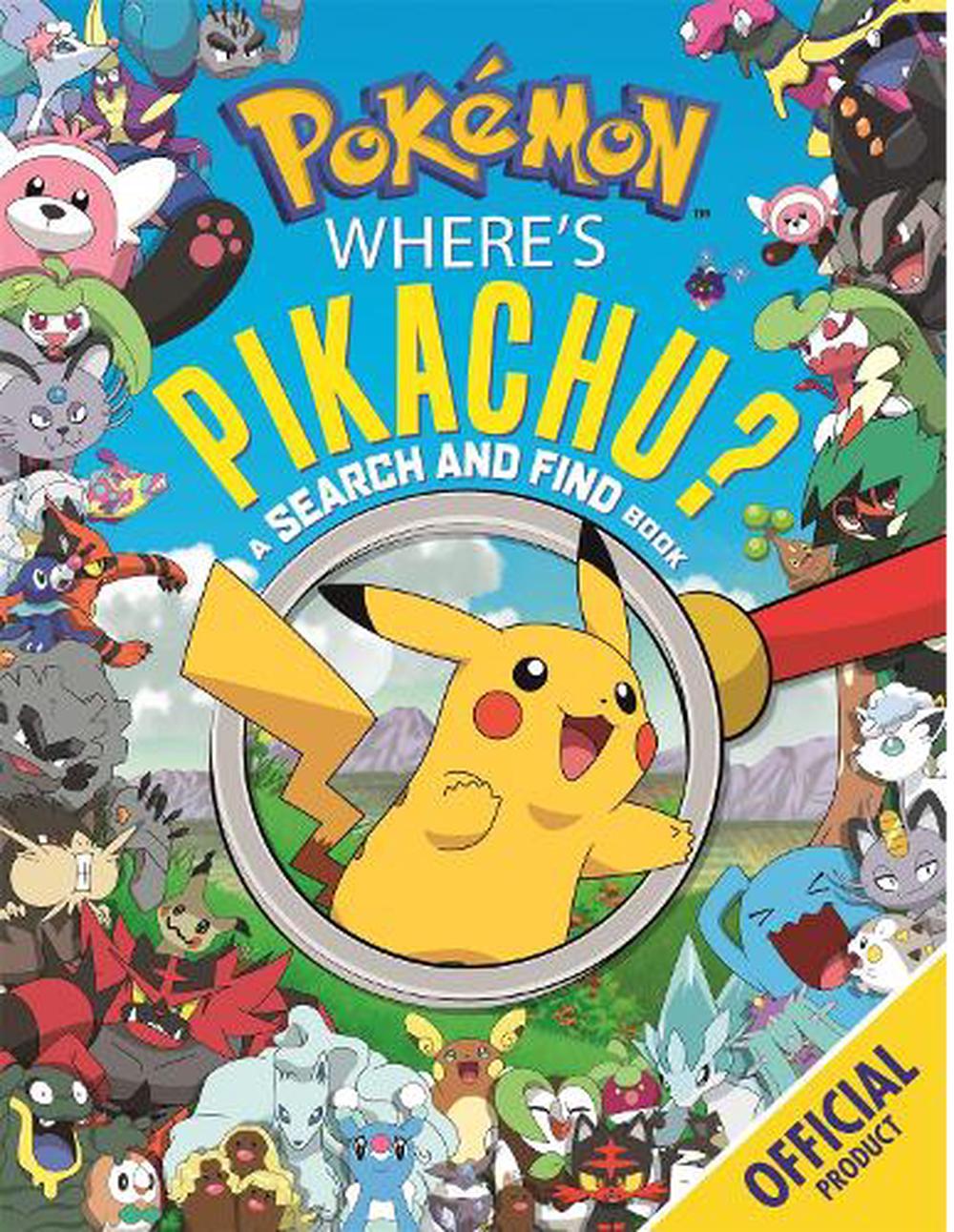 Where S Pikachu A Search And Find Book By Pokemon Paperback - buy roblox coloring book roblox books paperback august