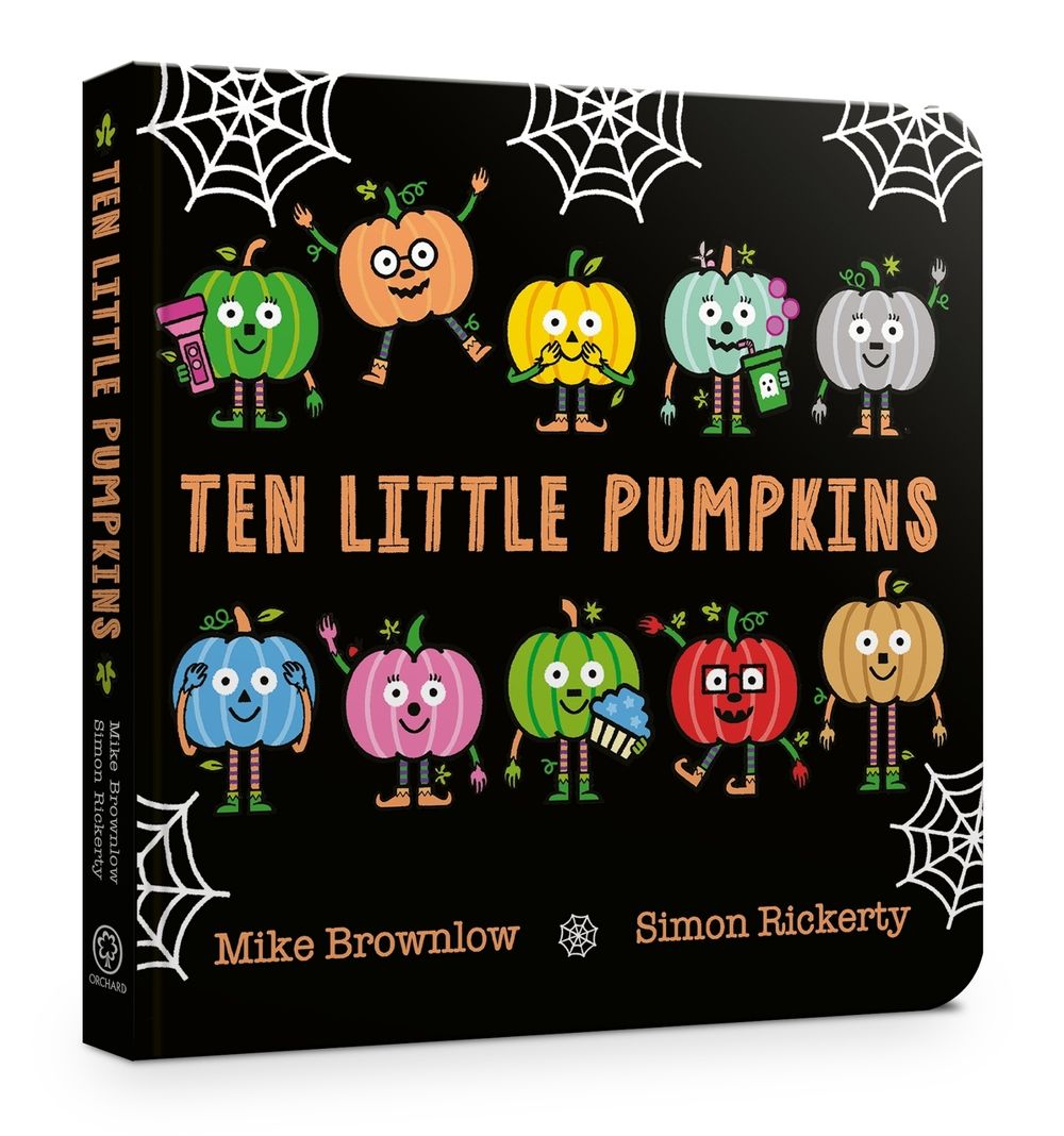 Ten Little Pumpkins Board Book by Mike Brownlow - ISBN: 9781408366882