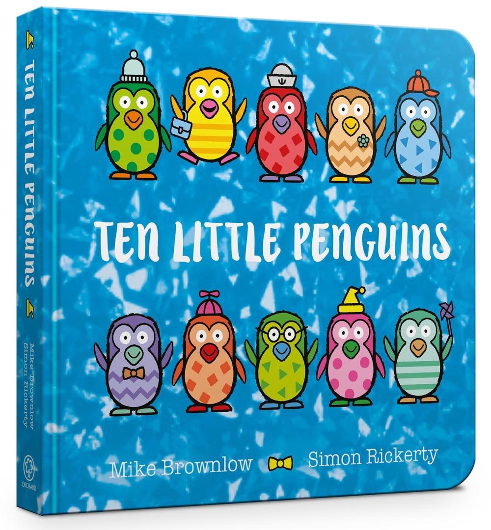 Ten Little Penguins Board Book by Mike Brownlow - ISBN: 9781408368251