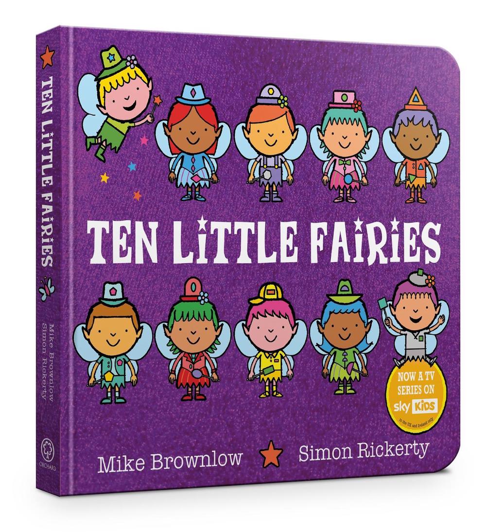 Ten Little Fairies Board Book by Mike Brownlow - ISBN: 9781408370490