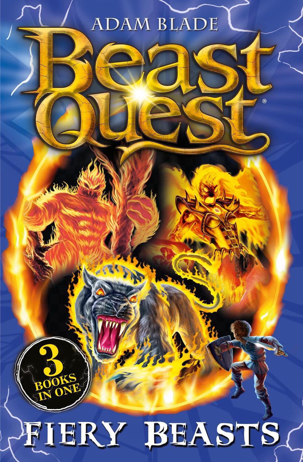 Beast Quest: Beast Quest bind-up: Fiery Beasts by Adam Blade - ISBN: 9781408374023