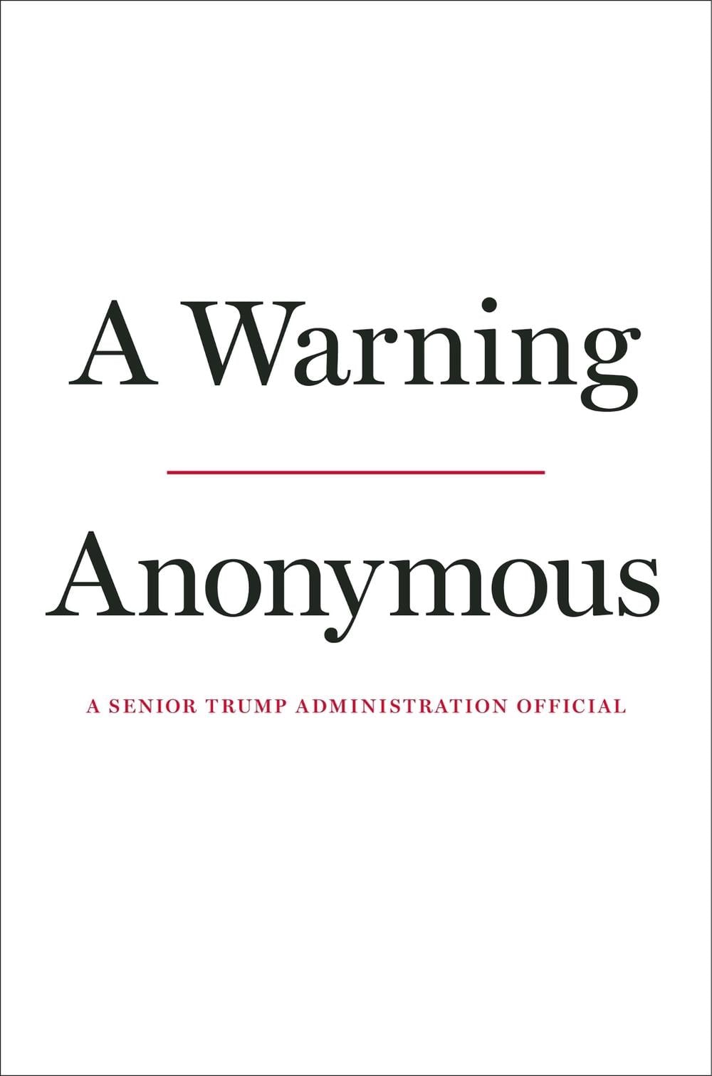 A Warning by Anonymous Anonymous - ISBN: 9781408713259