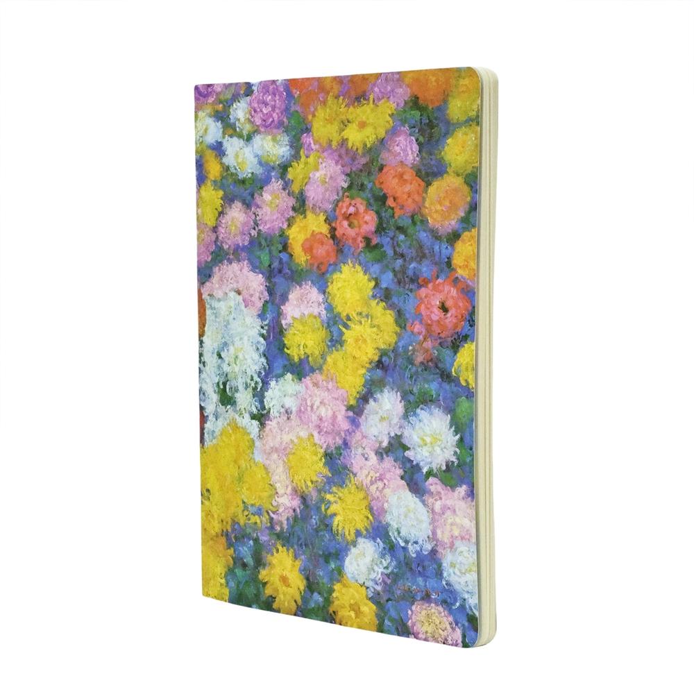 Monet’s Chrysanthemums A4 Unlined Cahier by Paperblanks - ISBN: 9781408762691