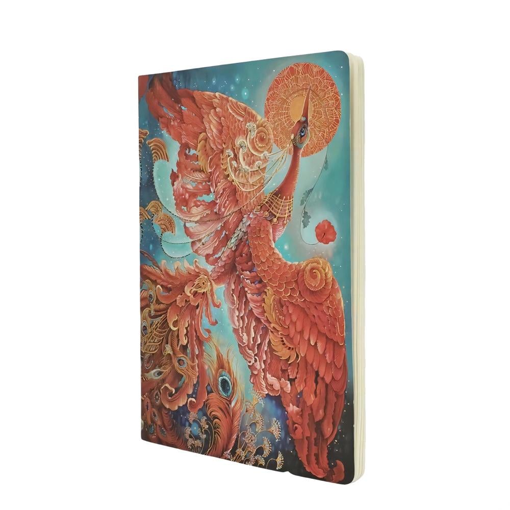 Firebird (Birds of Happiness) A4 Dot-Grid Cahier by Paperblanks - ISBN: 9781408763155