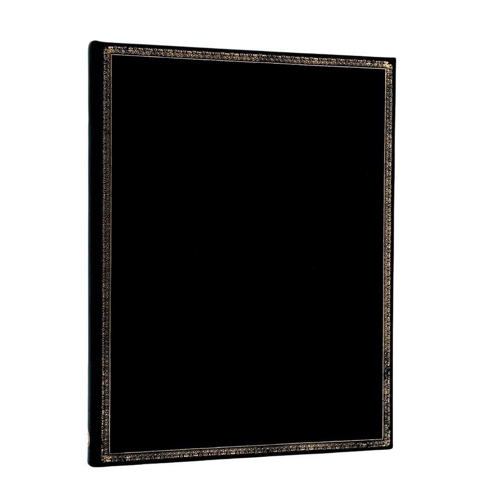 Black Edition Ultra Lined Hardcover Journal (Elastic Band Closure) by Paperblanks - ISBN: 9781408763285