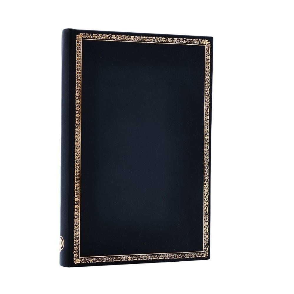 Black Edition Mini Lined Hardcover Journal (Elastic Band Closure) by Paperblanks - ISBN: 9781408763308