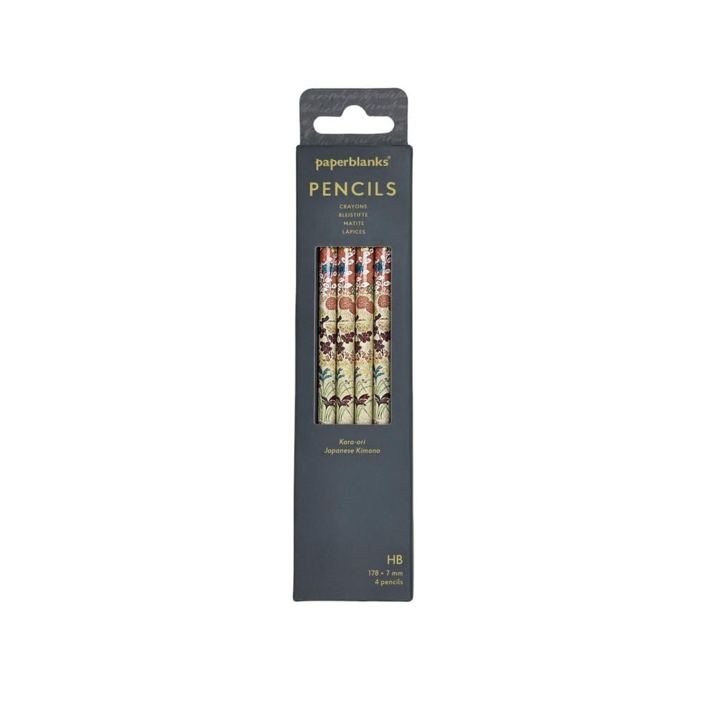 Kara-ori (Japanese Kimono) Pencil (4 Pack) by Paperblanks - ISBN: 9781408763490