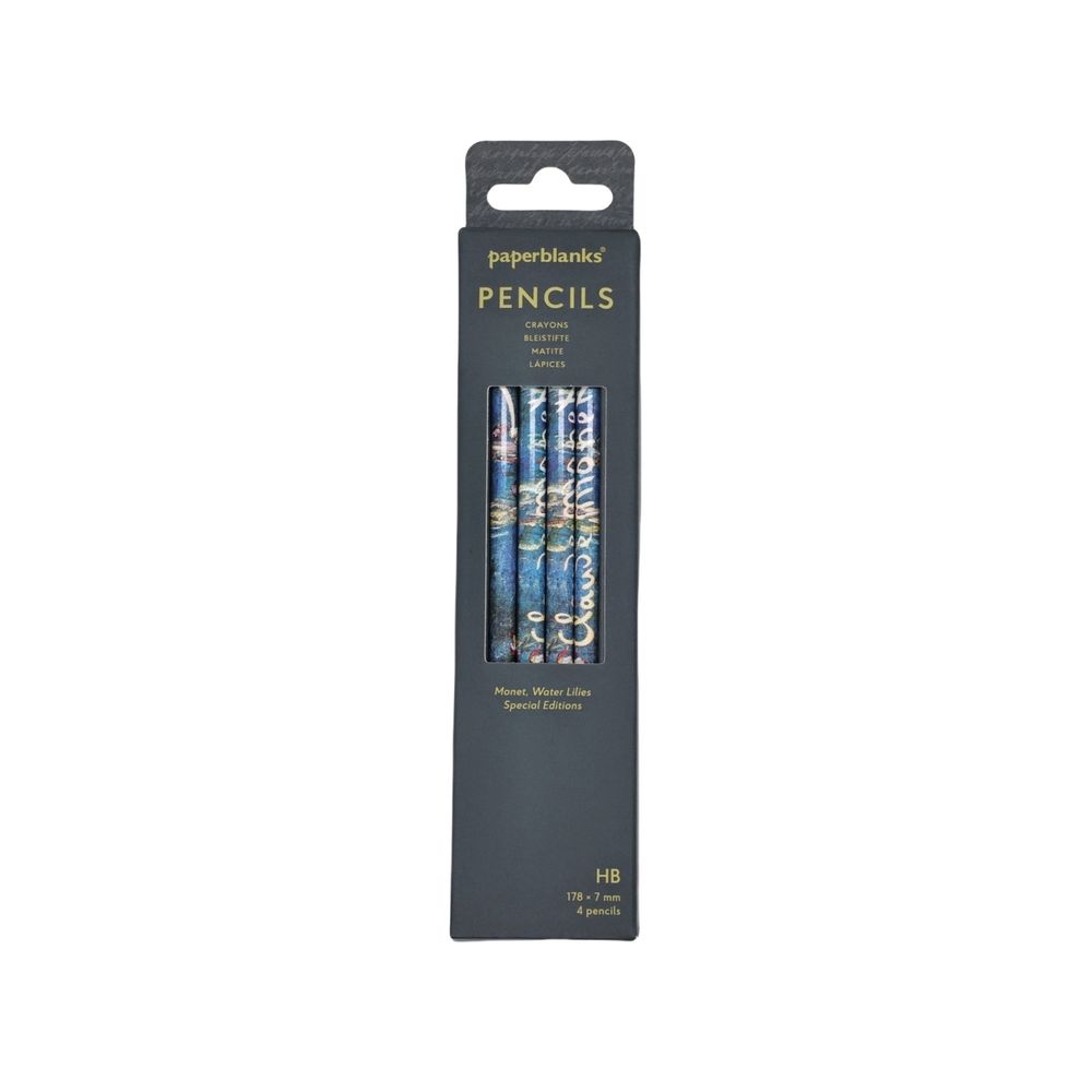 Monet, Water Lilies (Special Editions) Pencil (4 Pack) by Paperblanks - ISBN: 9781408763506