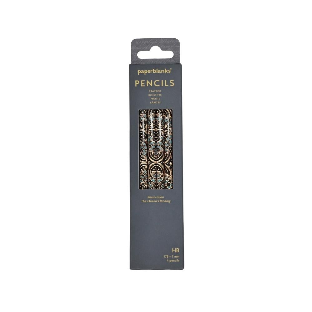 Restoration (The Queen’s Binding) Pencil (4 Pack) by Paperblanks - ISBN: 9781408763575