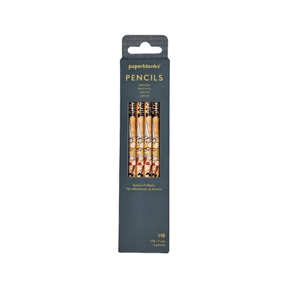 Asterix & Obelix (The Adventures of Asterix) Pencil (4 Pack) by Paperblanks - ISBN: 9781408763605