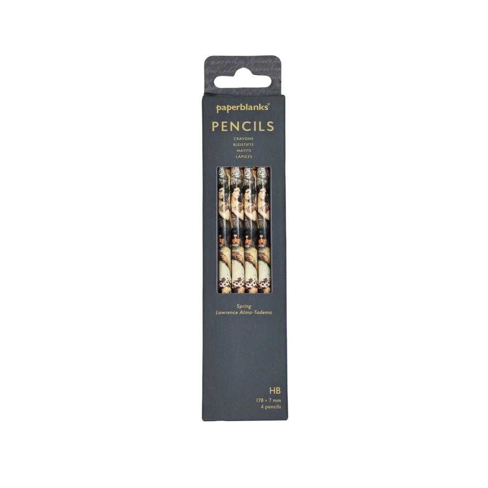 Spring (Lawrence Alma-Tadema) Pencil (4 Pack) by Paperblanks - ISBN: 9781408763636