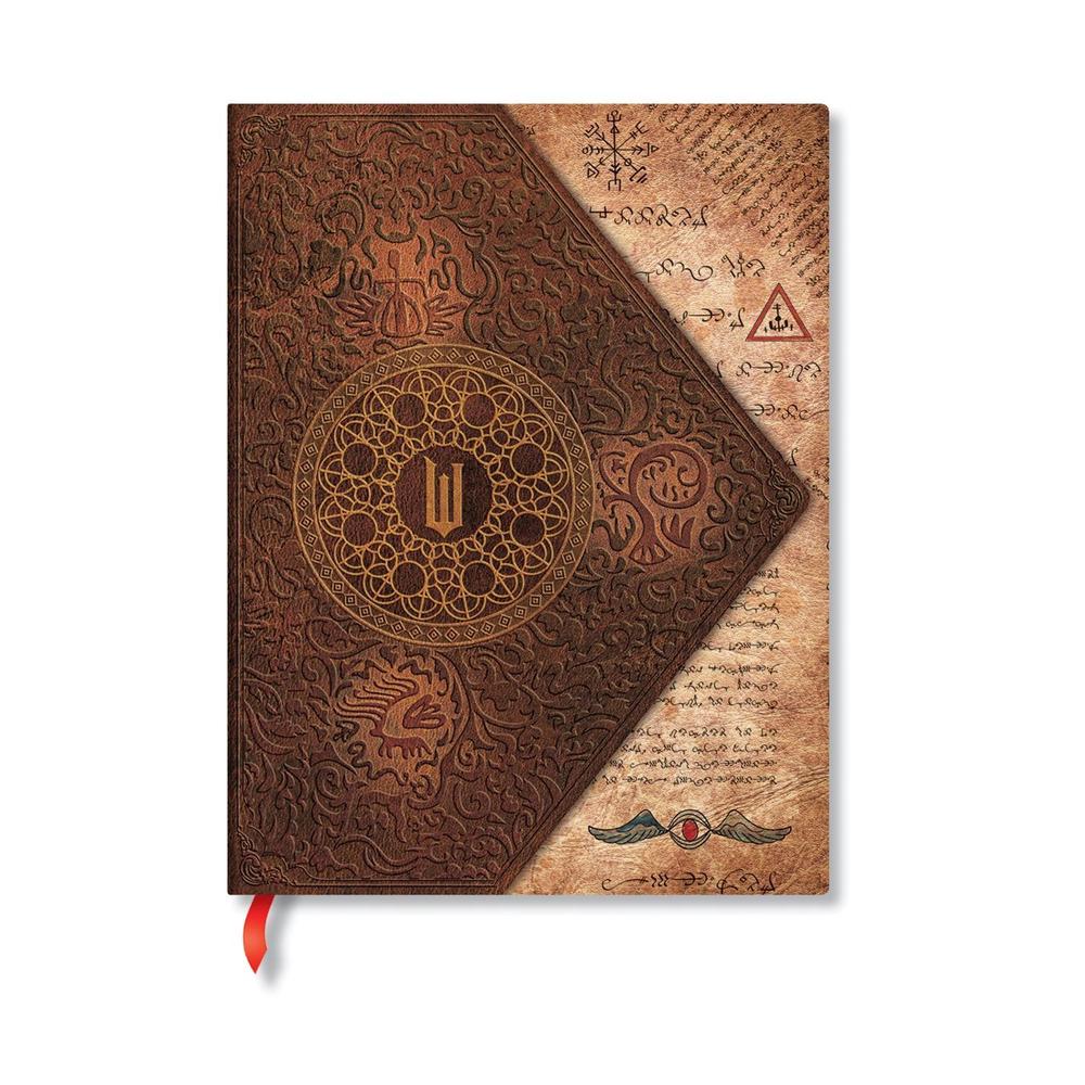 The Grimmerie (Wicked Collection) Midi Lined Hardcover Journal (Elastic Band Closure) by Paperblanks - ISBN: 9781408764756