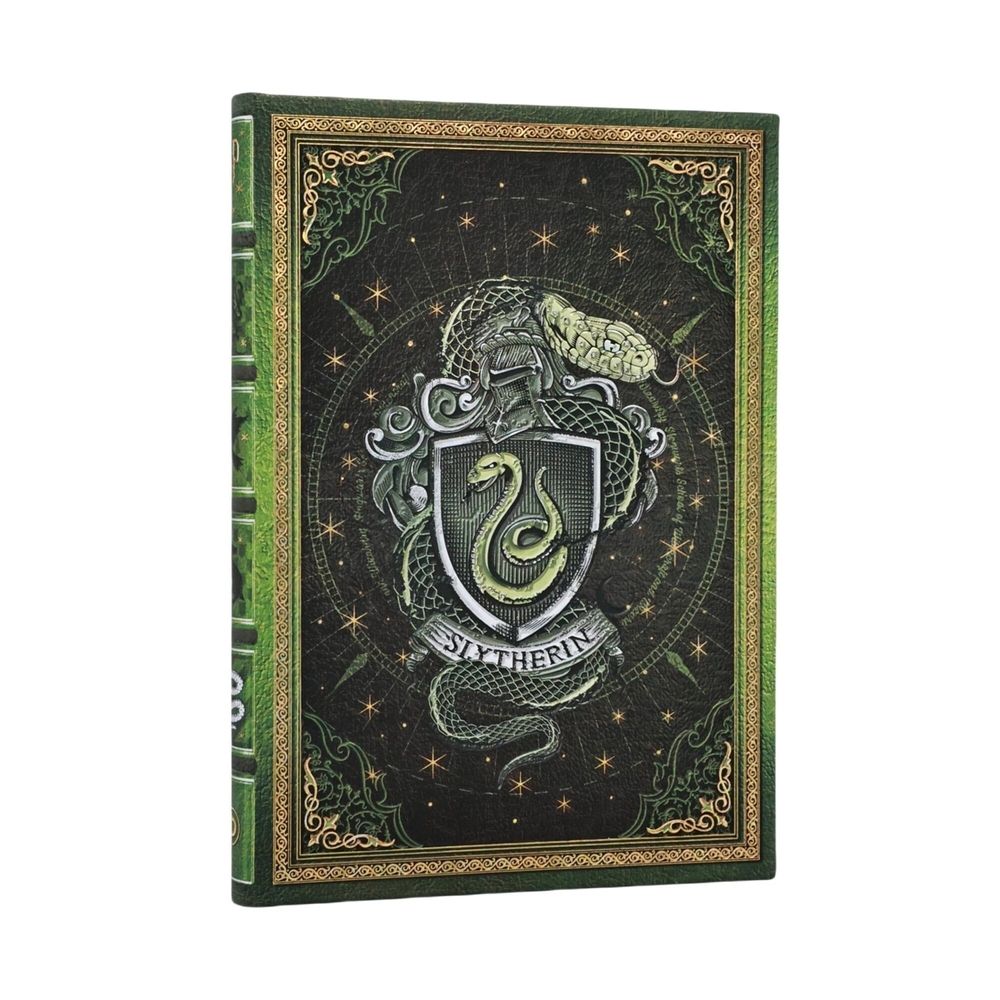 Slytherin Journal (Harry Potter Collection) Midi Custom Unlined (Elastic Band Closure) by Paperblanks - ISBN: 9781408765142