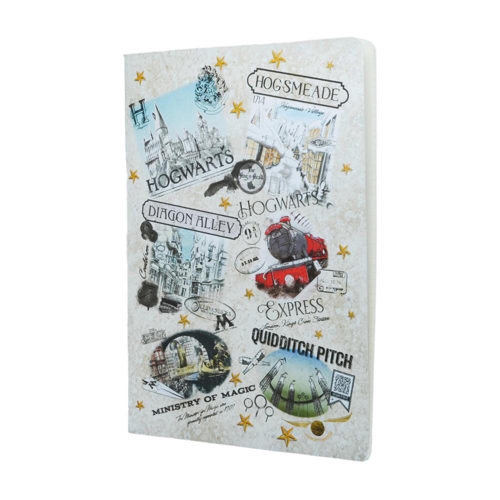The Wizarding World (Harry Potter Collection) A4 Lined Cahier by Paperblanks - ISBN: 9781408765746