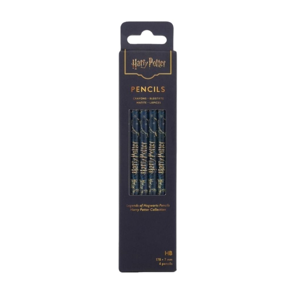 Legends of Hogwarts (Harry Potter Collection) Pencil (4 Pack) by Paperblanks - ISBN: 9781408765944