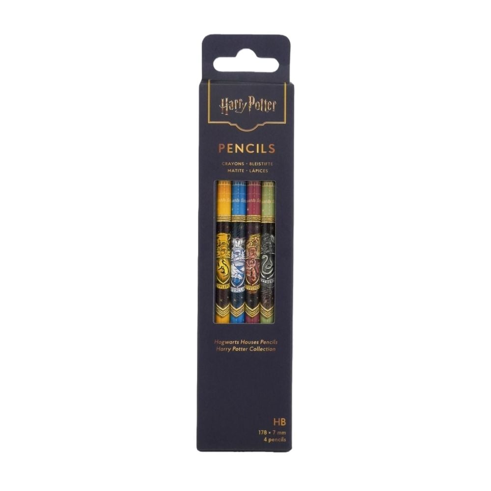 Hogwarts Houses (Harry Potter Collection) Pencil (4 Pack) by Paperblanks - ISBN: 9781408766002