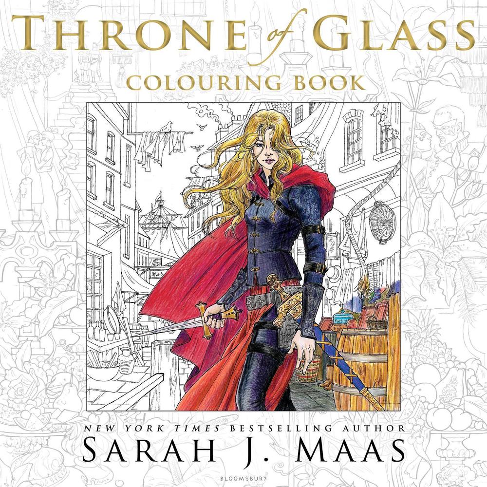 The Throne of Glass Colouring Book, 9781408881422