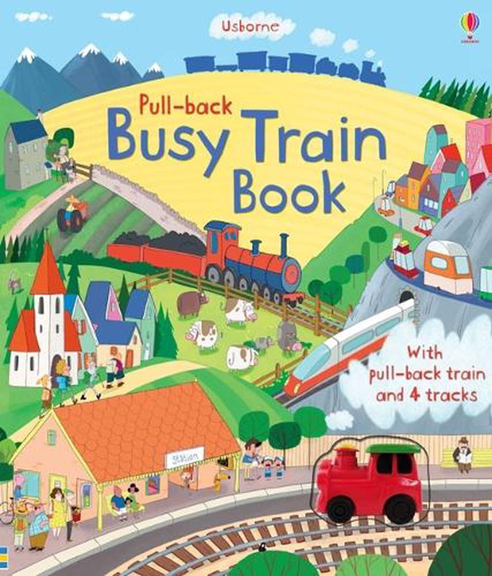 Pull-Back Busy Train Book, 9781409550341