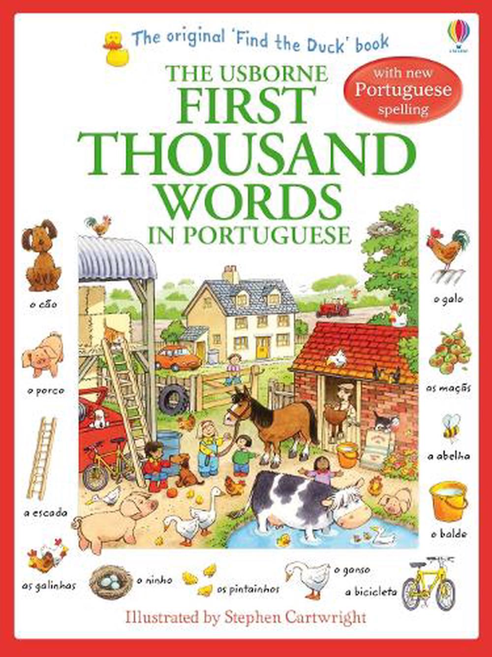 First Thousand Words In Portuguese By Heather Amery Paperback 9781409566120 Buy Online At 4349