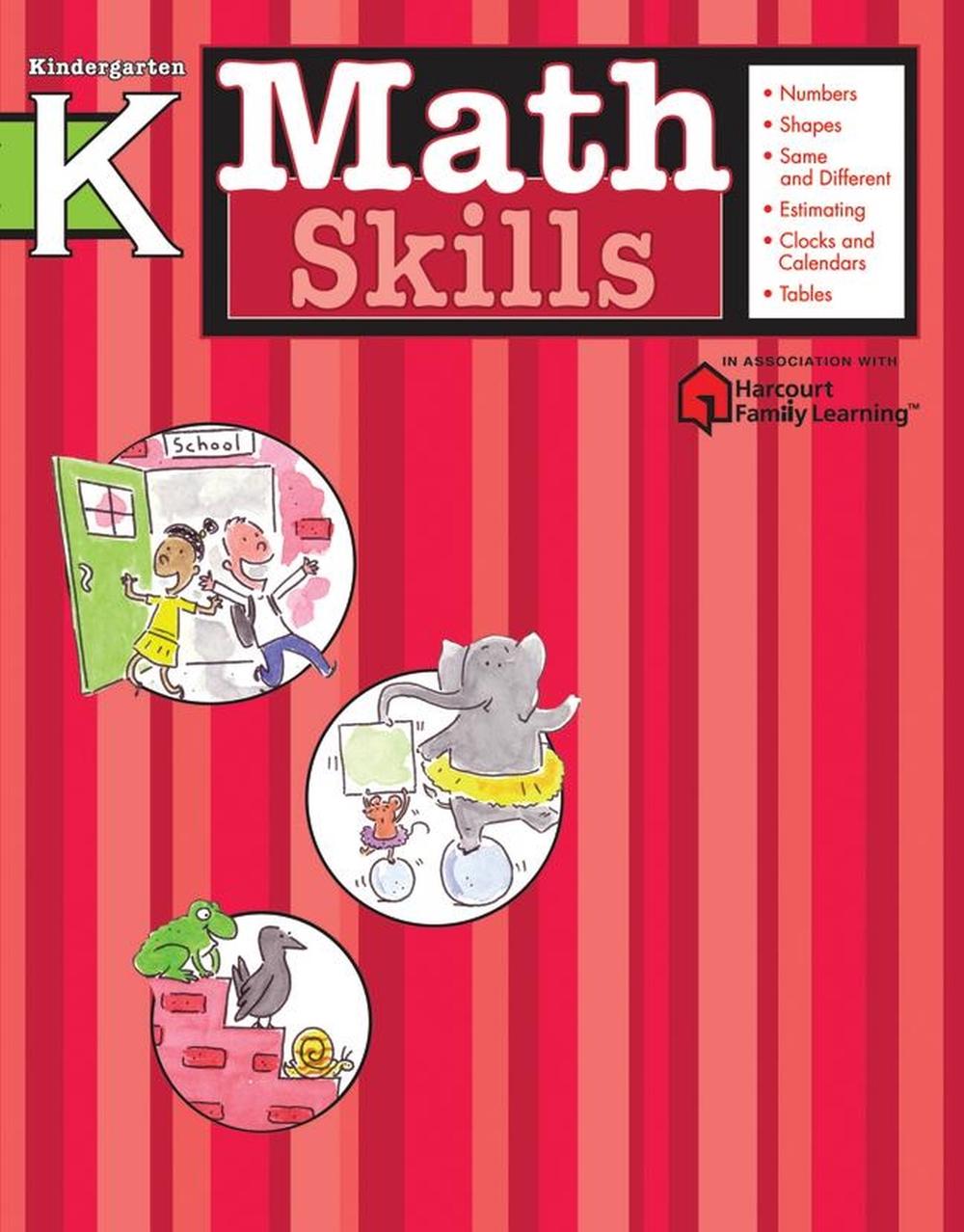 Math Skills: Grade K (Flash Kids Harcourt Family Learning) by Flash Kids Editors - ISBN: 9781411401051