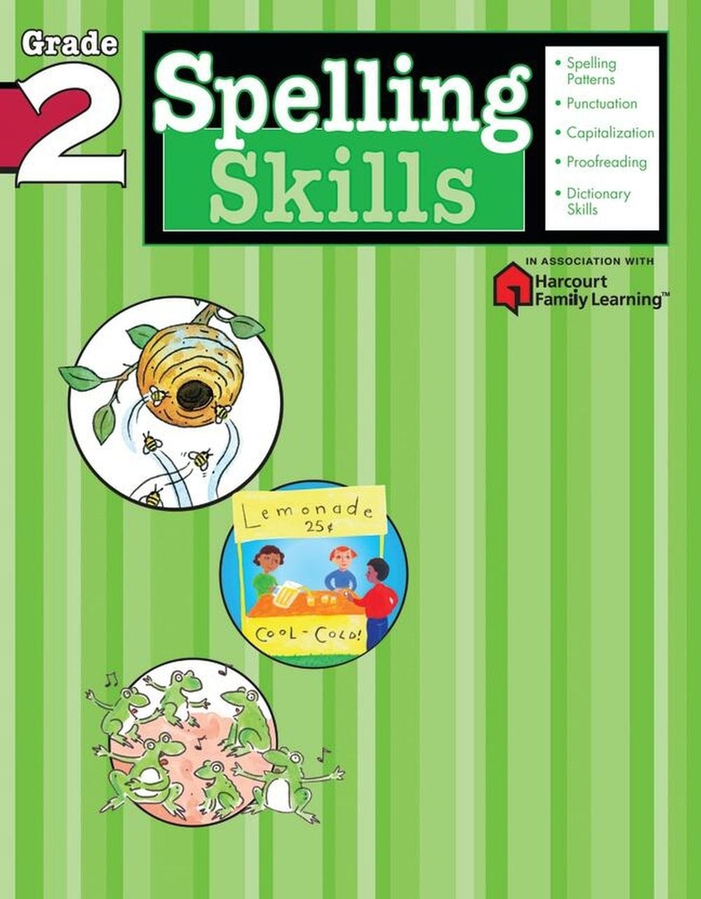 Spelling Skills: Grade 2 (Flash Kids Harcourt Family Learning) by Flash Kids Editors - ISBN: 9781411403833