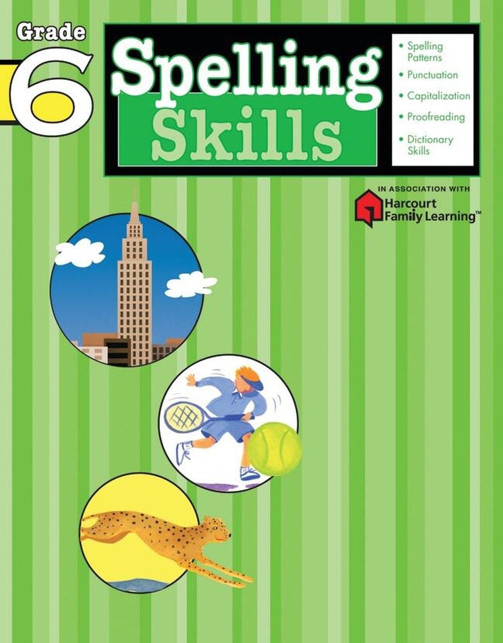 Spelling Skills: Grade 6 (Flash Kids Harcourt Family Learning) by Flash Kids Editors - ISBN: 9781411403871