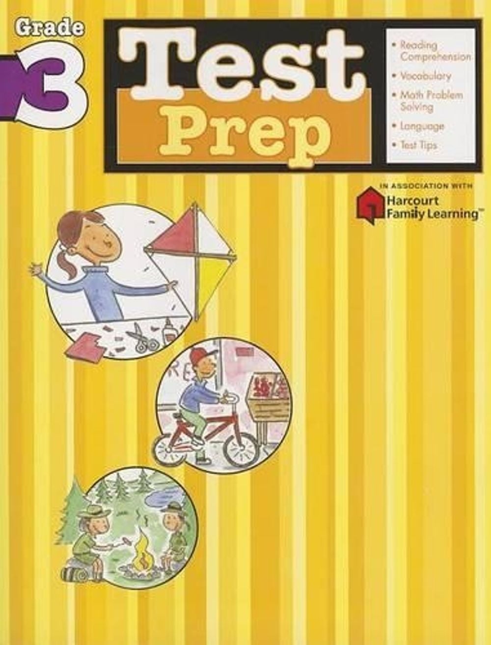 Test Prep: Grade 3 (Flash Kids Harcourt Family Learning) by Flash Kids Editors - ISBN: 9781411403994
