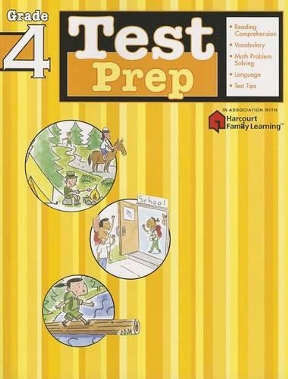Test Prep: Grade 4 (Flash Kids Harcourt Family Learning) by Flash Kids Editors - ISBN: 9781411404007