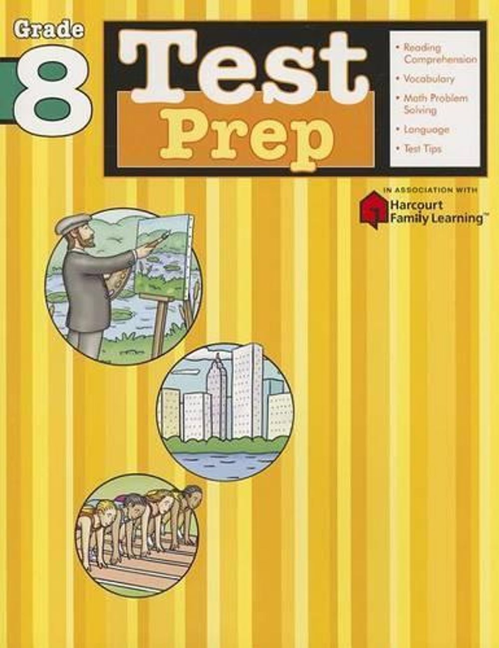 Test Prep: Grade 8 (Flash Kids Harcourt Family Learning) by Flash Kids Editors - ISBN: 9781411404045