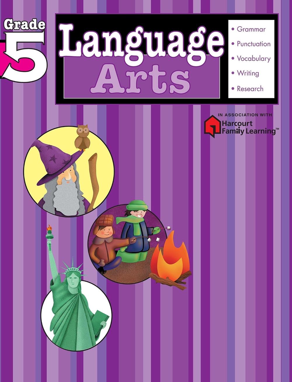 Language Arts: Grade 5 (Flash Kids Harcourt Family Learning) by Flash Kids Editors - ISBN: 9781411404137