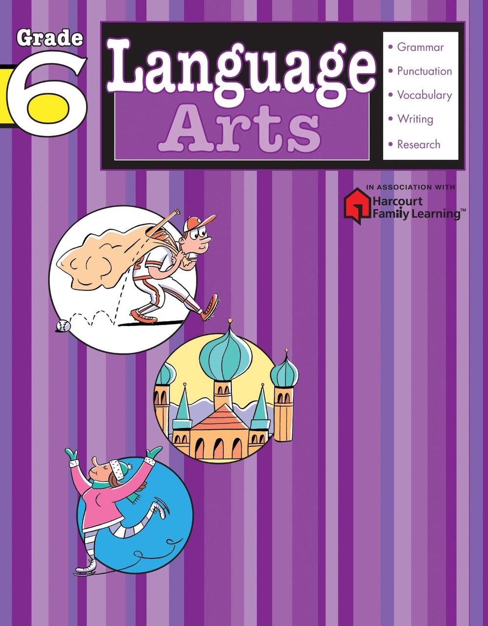 Language Arts: Grade 6 (Flash Kids Harcourt Family Learning) by Flash Kids Editors - ISBN: 9781411404144