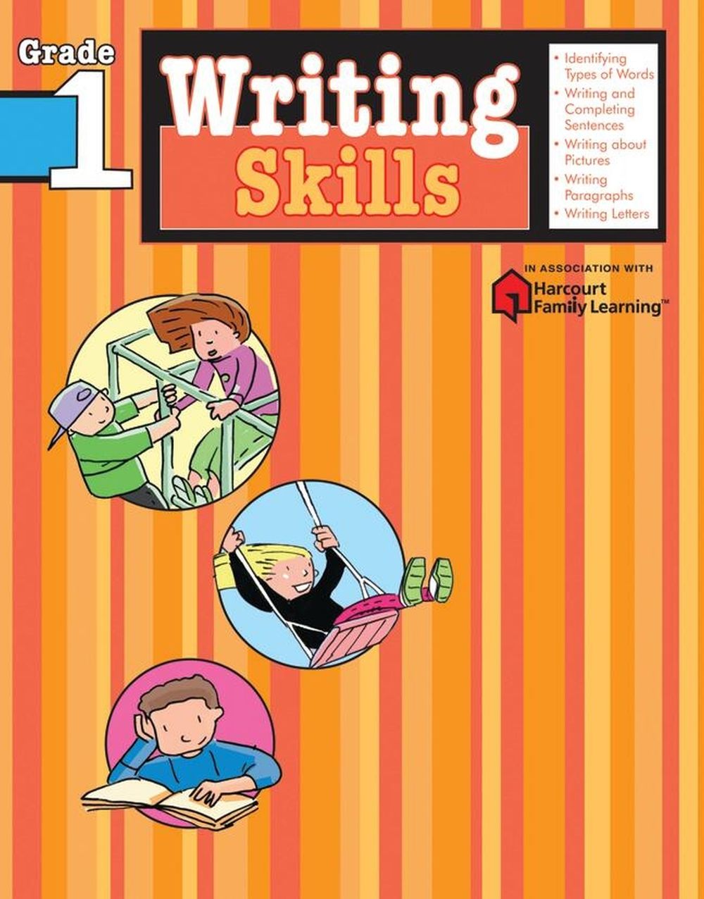 Writing Skills: Grade 1 (Flash Kids Harcourt Family Learning) by Flash Kids Editors - ISBN: 9781411404793