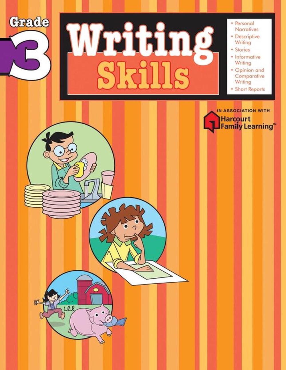 Writing Skills: Grade 3 (Flash Kids Harcourt Family Learning) by Flash Kids Editors - ISBN: 9781411404816