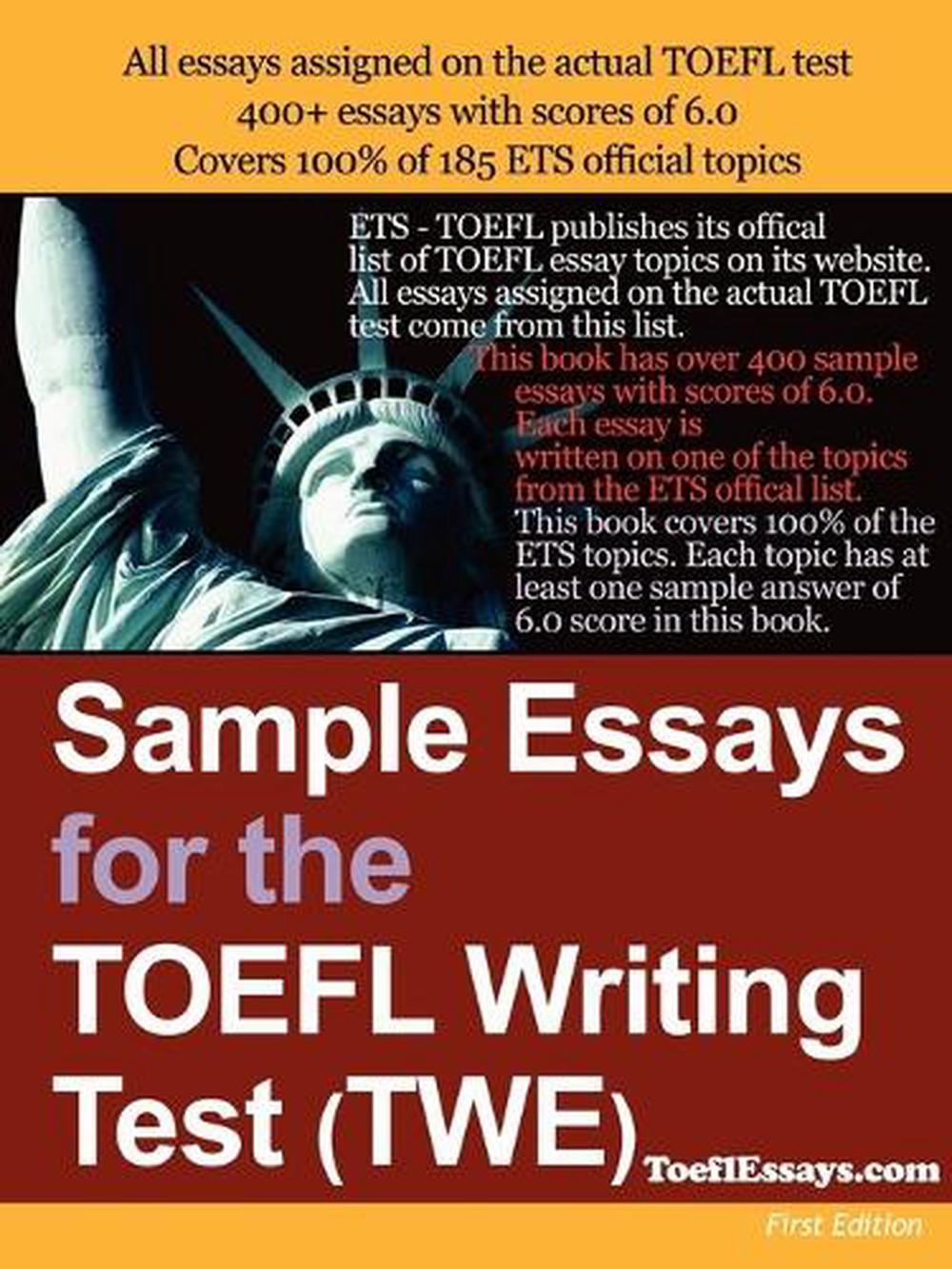 Sample Essays for the TOEFL Writing Test (Twe) by Anonymous, Paperback ...